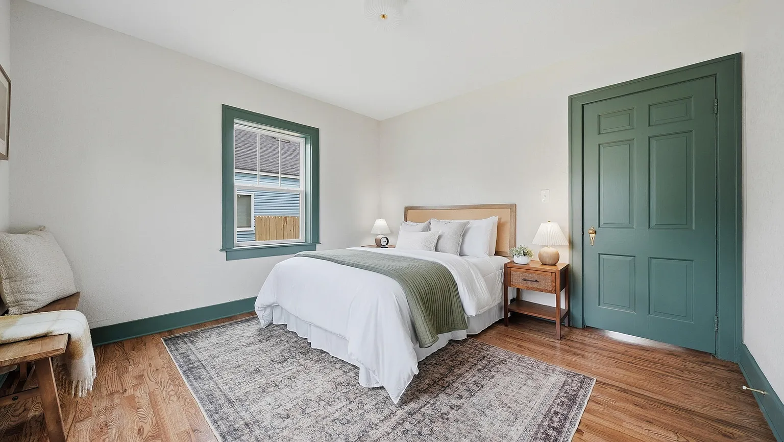 2202 Chamberlain Ave: a finished bedroom